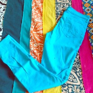 Rag & Bone turquoise skinny jeans